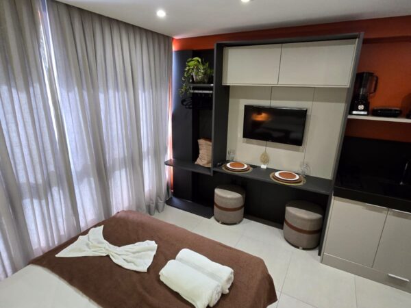 Lindo Flat porteira fechada na orla do Bessa todo Decorado . João Pessoa. Pronto a usar !!