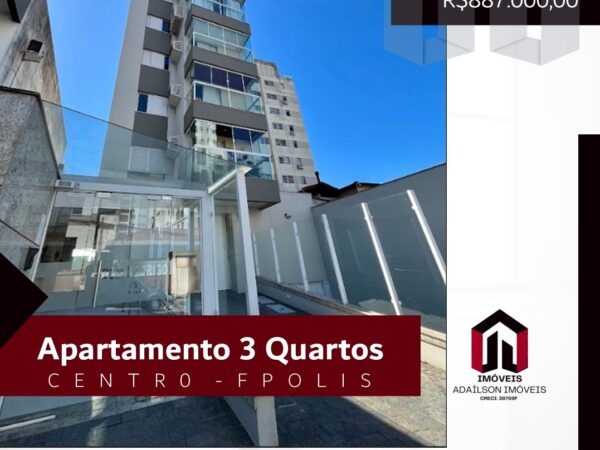 Apartamento com 3 Quartos à venda, 104m² – Centro Florianópolis SC