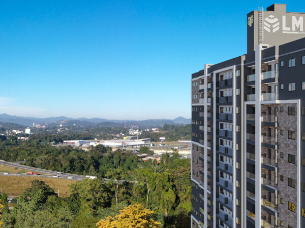 Apartamento em Blumenau , sacada com churrasqueira. Bairro Fidélis