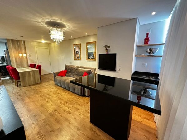 Apartamento de 3 Quartos , Mobiliado, sacada e churrasqueira , no Jaraguá Esquerdo. SC