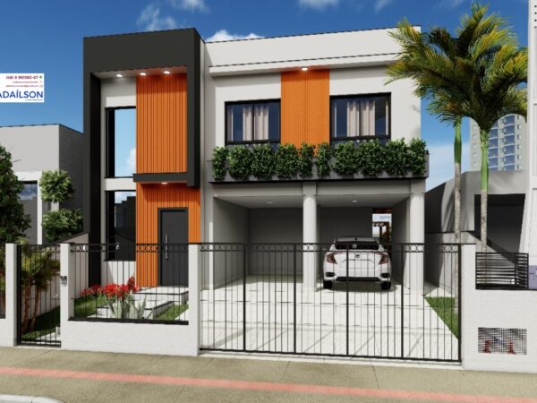 Sobrado à Venda 3 Dormitórios, sendo 1 Suíte Localização: Bairro Nova Palhoça SC, Brasil