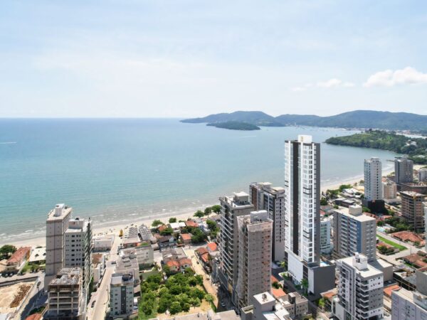 Apartamento de 3 Suites e 2 Vagas de Garagem,  Sacada Gourmet, em Porto Belo, Perequê