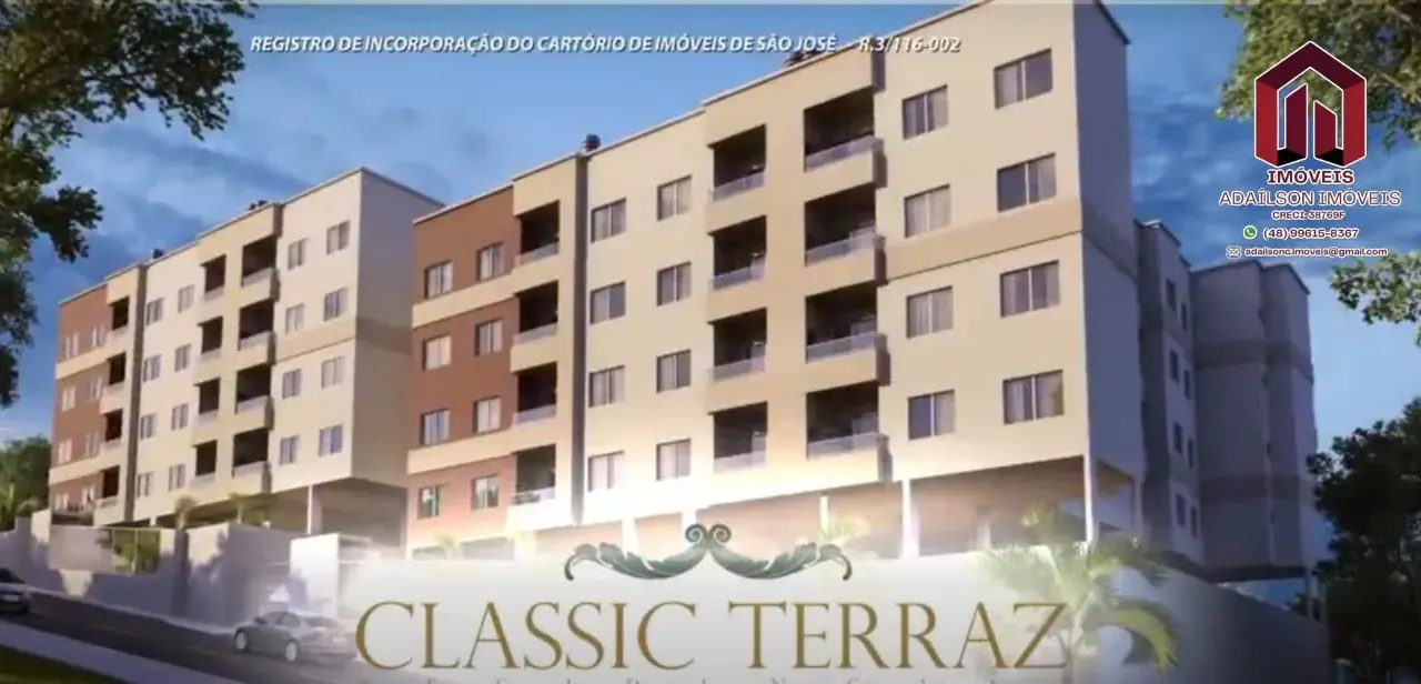 CLASSIC TERRAZ  APTO SEMI MOBILIADO POR R$499.000 São Jose SC BRASIL