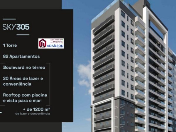 Apartamentos à venda Sinta a experiência de morar  no Sky 305 Estreito Florianópolis SC Br