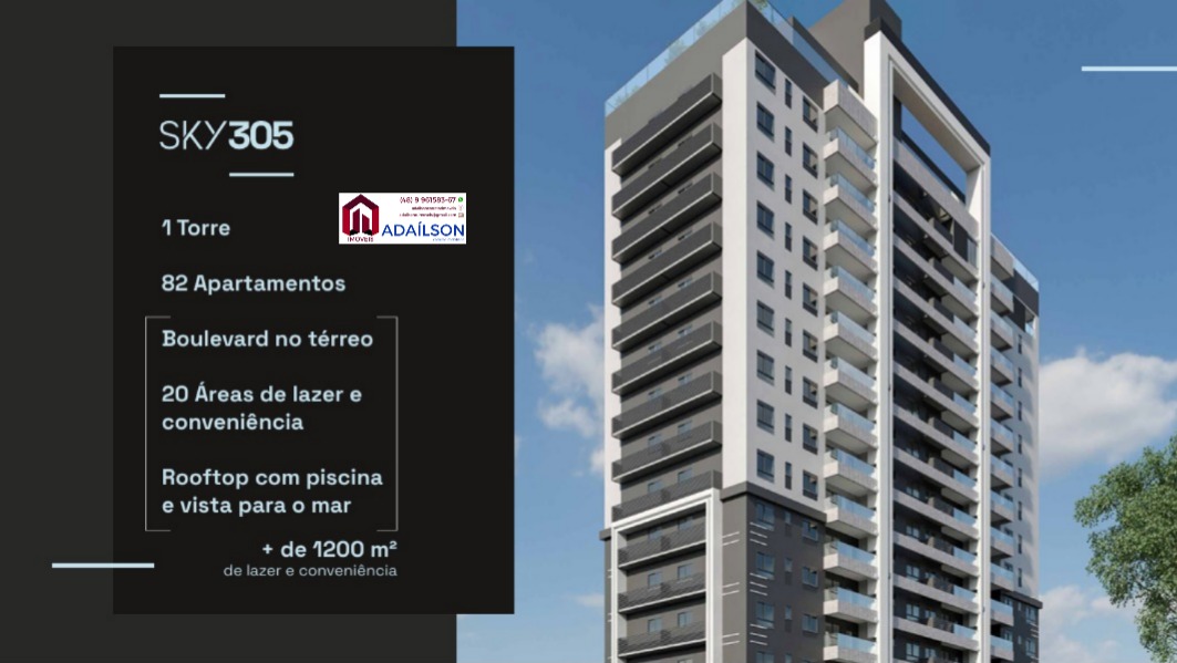 Apartamentos à venda Sinta a experiência de morar  no Sky 305 Estreito Florianópolis SC Br
