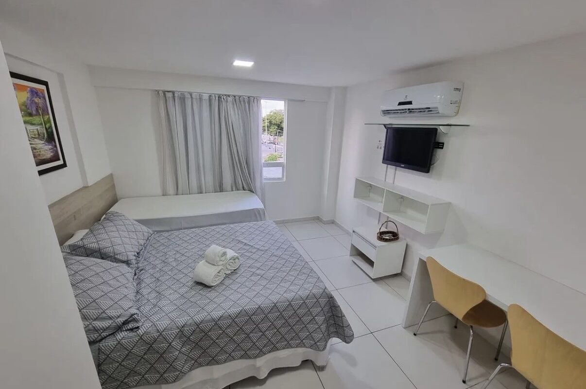 Flat na praia de Tambau , a beira mar da orla de tambau