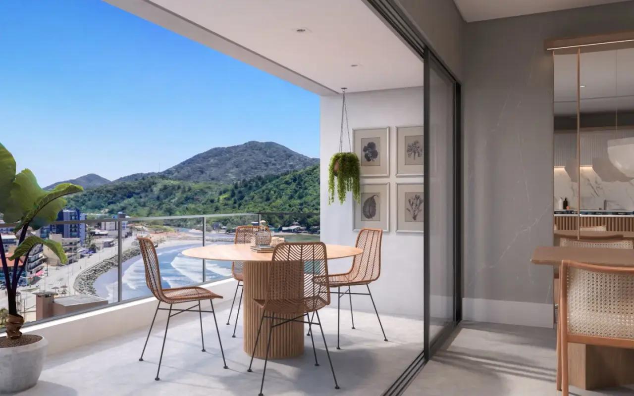 Apartamento a Poucos Metros do Mar com Sacada e Churrasqueira – Gravatá, Navegantes