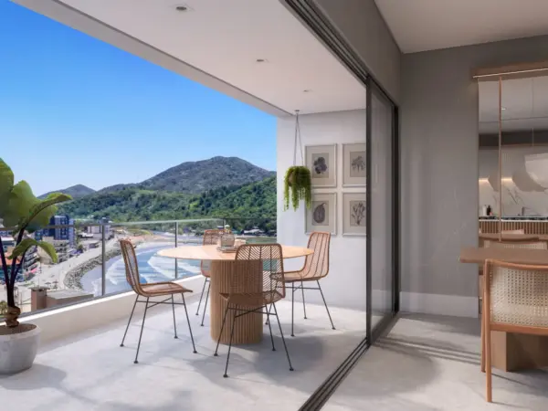 Apartamento a Poucos Metros do Mar com Sacada e Churrasqueira – Gravatá, Navegantes