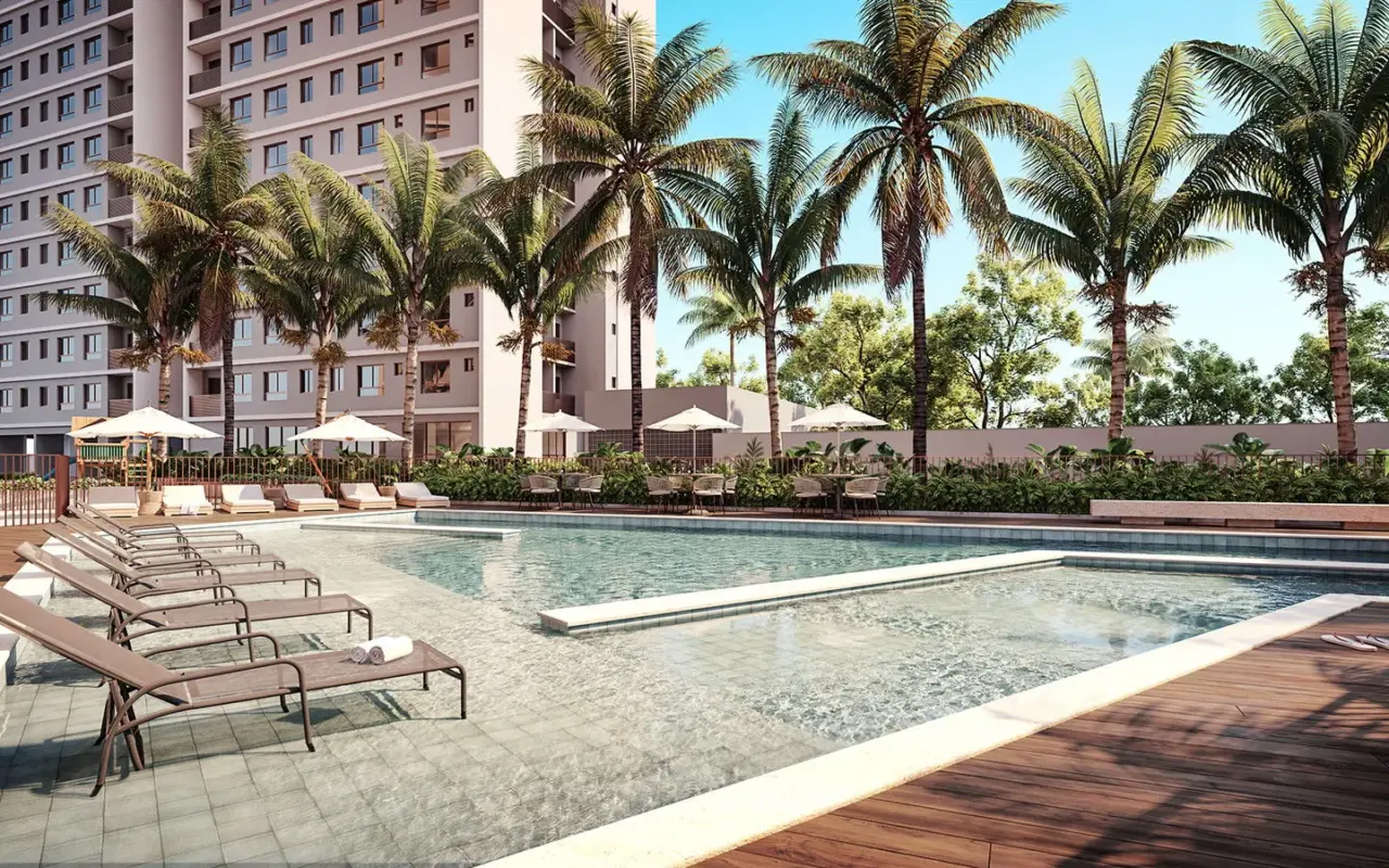 Apartamento de 61m² a 77m² com Sacada e 19 Áreas de Lazer no Dom Bosco – Itajaí