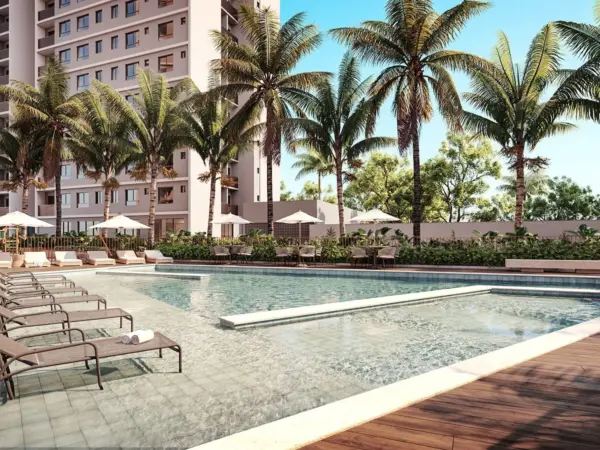 Apartamento de 61m² a 77m² com Sacada e 19 Áreas de Lazer no Dom Bosco – Itajaí